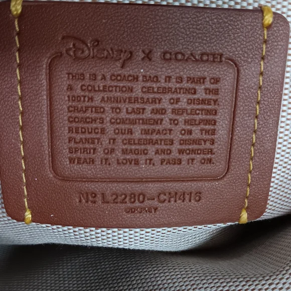 COACH X DISNEY LIMITED EDITION 2023 ✨️ Rogue 25 Bag - Signature Canvas Patchwork - Picture 17 of 17